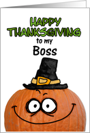 happy thanksgiving to my boss card