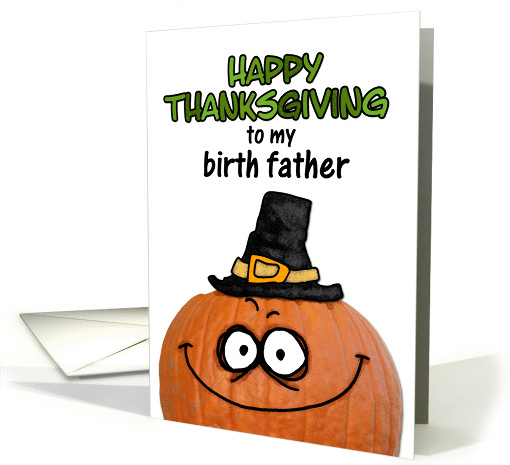 happy thanksgiving to my birth father card (289770)