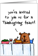 thanksgiving invitation card