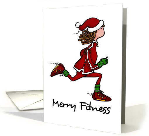 merry fitness - woman card (302870)
