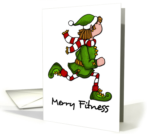 merry fitness - elf card (302874)