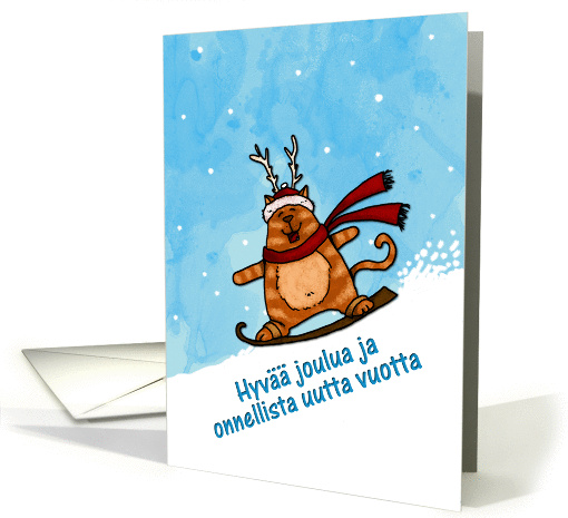 Hyv joulua - Finnish card (303022)