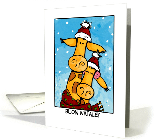 merry christmas - italian card (305231)