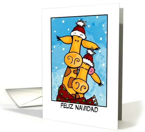 merry christmas - spanish card (305883)