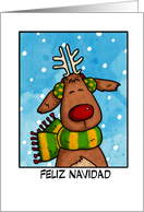merry christmas - spanish card