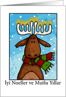 merry christmas - turkish card