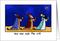 3 wise men card
