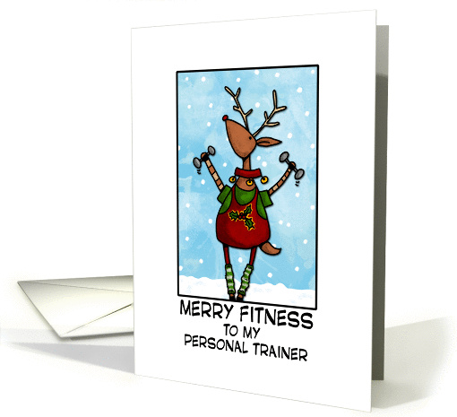 merry fitness - to my personal trainer card (311885)