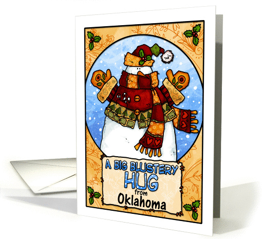 a big blustery hug from Oklahoma card (314495)