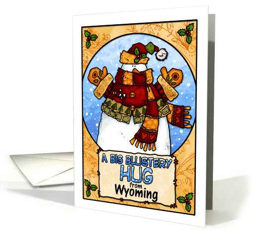 a big blustery hug from Wyoming card (314539)