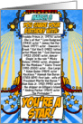you share your birthday with - march 8 card