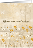 You Are Not Alone card