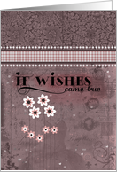 If Wishes Came True card