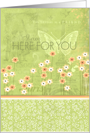 I Am Here For You card
