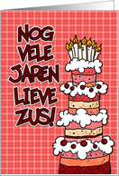 Nog vele jaren lieve zus! card