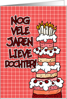 Nog vele jaren lieve dochter! card