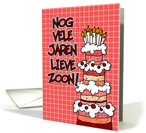 Nog vele jaren lieve zoon! card (373829)