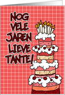 Nog vele jaren lieve tante! card