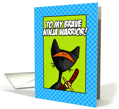 Ninja Warrior - For Pediatric Cancer Patient card (377315)