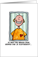 minder haar dan je echtgenoot - voor kankerpatint card