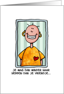 minder haar dan je vriendje - voor kankerpatint card