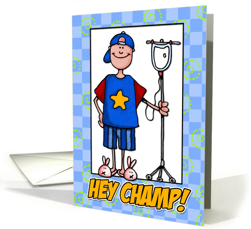 Hey Champ - Pediatric Cancer Patient card (377366)