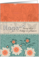 Hope - Every Day Brings a Glimmer card