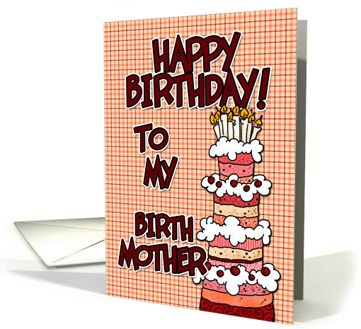 Happy birthday to my birth mother card (379456)