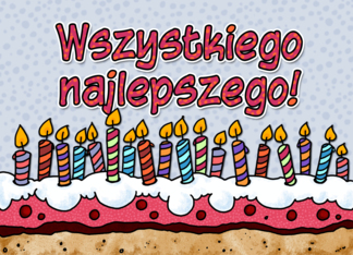 Polish birthday card...