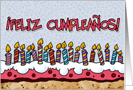feliz cumpleaños Spanish birthday card
