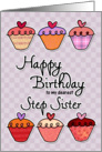 Happy Birthday to my dearest step sister card