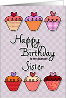 Happy Birthday to my dearest sister card