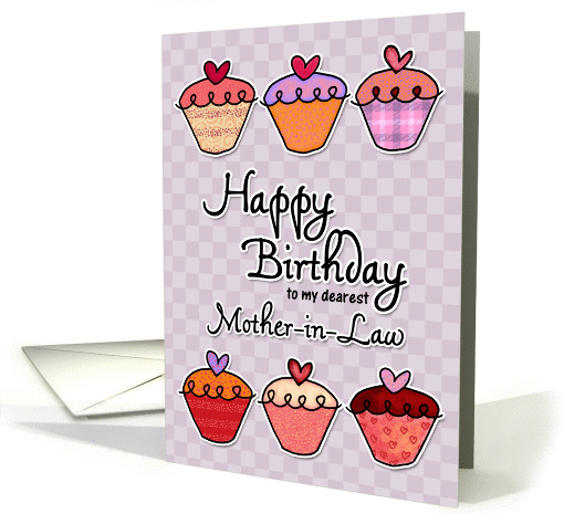Happy Birthday to my dearest mother-in-law card (382953)