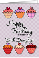 Happy Birthday to my dearest birth daughter card
