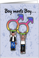 Gay Commitment Ceremony Congratulations card