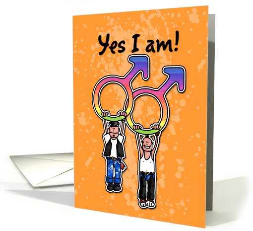 Gay Coming Out Announcement card (384826)
