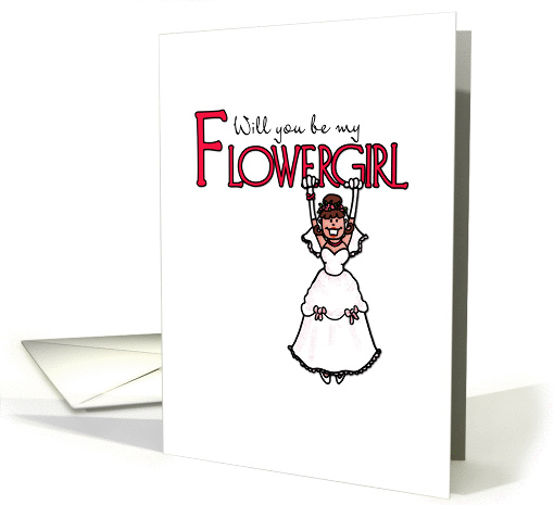 Wedding - Will You Be My Flower Girl card (384834)