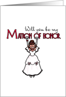 Wedding - Will You Be My Matron of Honor card