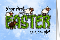 your first Easter as a couple card