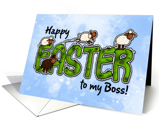 Happy Easter to my boss card (385633)