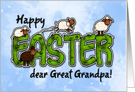 Happy Easter dear great grandpa card