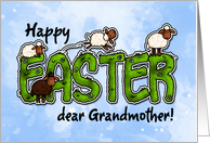 Happy Easter dear grandmother card
