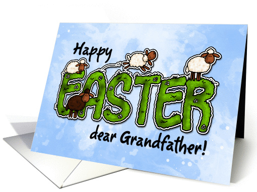 Happy Easter dear grandfather card (386229)