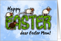 Happy Easter dear foster mom card