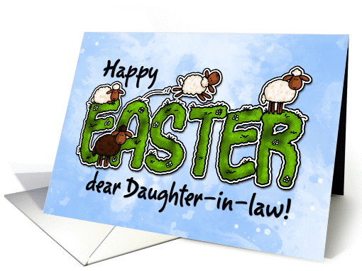 Happy Easter dear daughter-in-law card (386428)