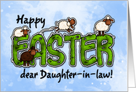 Happy Easter dear daughter-in-law card