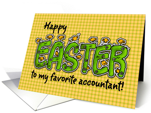 Happy Easter to my favortie accountant card (387668)