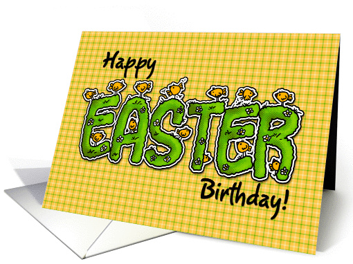 Happy Easter Birthday card (387674)