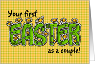 your first Easter as a couple card