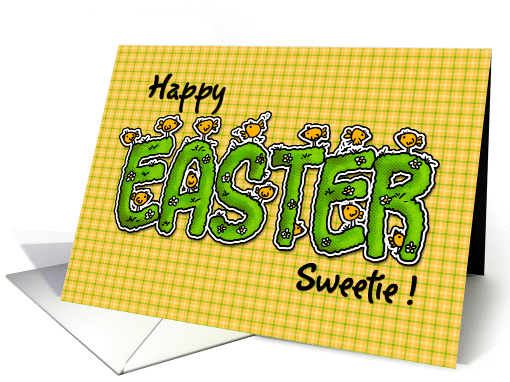 Happy Easter sweetie card (387699)